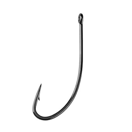 Mustad NymphDry Hook, Long, Curved, 3Xl, Forged Straight  Titanx 12 25PK C53SAP-TX-12-25H